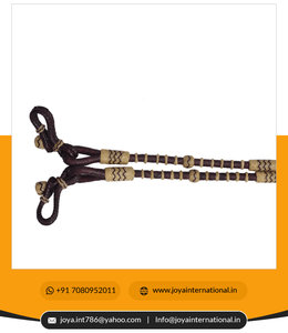 Tressé à la main cerise Chuchnut naturel Rawhide Show Romel Romal rênes cheval Tack cerise ChuchnutPortable SRM072 - Product Image 4