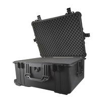 GD5013 étui étanche à coque dure valise de chariot en plastique mallette de voyage en plein air boîte à outils avec roues