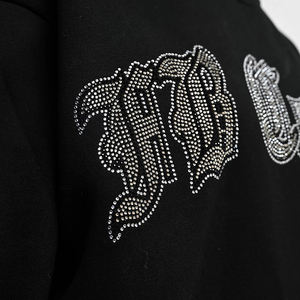 Sudadera de Invierno para Hombre con Cierre Completo, Diseño Sólido con Pedrería, Poliéster/Algodón, Impermeable y Transpirable - Product Image 3