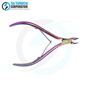 Pinza de manicura OEM personalizable de acero inoxidable con logotipo, pedido a granel para salones y minoristas - Product Image 2