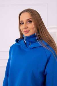 Royal <b>Blue</b> Kangaroo Pocket <b>Hoodies</b> Ladies <b>Women</b> Oversized Hoodie, Oversized Cotton Hoodie <b>for</b> <b>Women</b> - Product Image 2