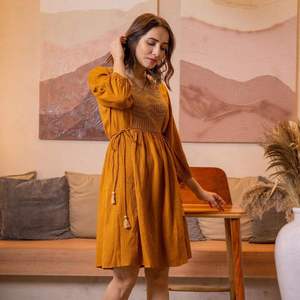 เสื้อยาวทันสมัยสำหรับสุภาพสตรีที่มีดีไซน์แฟชั่นข้างหน้าและเครื่องแต่งกายสวมใส่สบายทุกวันคุณภาพดีจากแฟชั่นมารูติ - Product Image 4