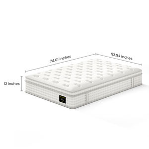 Vacuum Compressed Breathable Eco-Friendly Hybrid Mattress Pocket Spring Memory Foam in a <b>Box</b> for Bedroom Home Hotel Use - Product Image 6