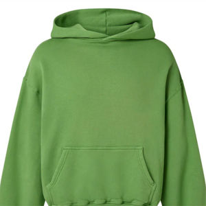 Sudadera con Capucha de Felpa Personalizada para Hombre, 100% Algodón, Tejido Francés Grueso, Logotipo Bordado, Color Liso, Invierno - Product Image 2