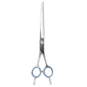 Tijeras de aseo para mascotas, tijeras rectas de acabado de 6,5 pulgadas, tijeras de corte de pulido, tijeras de aseo para mascotas con Gancho Doble y Funda de cuero - Product Image 1