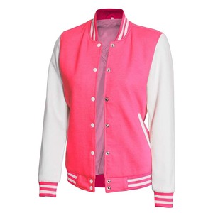 Chaqueta Letterman Highschool Pink Varsity para Mujer - Product Image 2