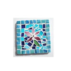 Posavasos de mosaico de piedra, posavasos hueco decorativo, cuenco, almohadilla, mesa de comedor dorada, juego de manteles individuales de arce con venta - Product Image 3