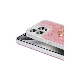 เคสป้องกันซิลิโคนเหลวระดับพรีเมี่ยมรุ่น Asma Milce สำหรับ iPhone 15 Pro ปลอกซิลิโคนนิ่มดีไซน์สีเงินทันสมัย - Product Image 6