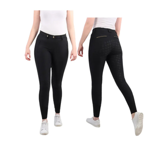 Nuevo diseño, ropa ecuestre personalizada, ropa deportiva, pantalones con agarre de asiento completo, venta al por mayor, pantalones de equitación elásticos de cuatro vías - Product Image 4
