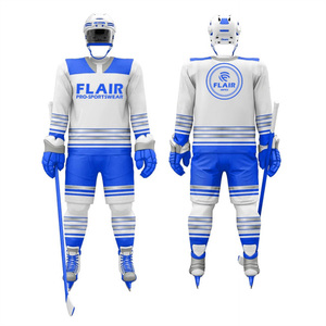 Jersey de hockey sobre hielo de sarga bordado personalizado al por mayor Jersey de hockey sublimado - Product Image 3