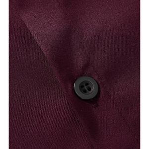 Classic <b>Men's</b> Dress <b>Shirt</b> <b>White</b> Polyester Slim Fit Square Collar Business Dress <b>Shirts</b> For <b>Men</b> Factory Rate - Product Image 5