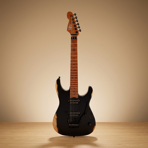SBS VS260 Solid Alder Body Electric <b>Guitar</b> with Roasted Maple <b>Neck</b> Floyd Rose Tremolo Alnico II Humbucker Pickups - Product Image 1