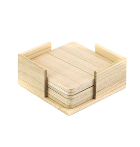 Posavasos de madera para seguridad de mesa y decoración del hogar posavasos de madera de acacia Precio bajo Buena calidad - Product Image 5