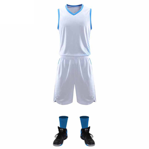 Maillots de basket-ball pour hommes Tenue universitaire pour jeunes Uniformes de basket-ball Kit de sport Maillots Shorts Vêtements respirants personnalisés - Product Image 1