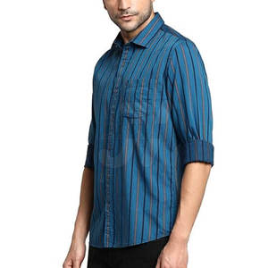 Chemise habillée 100% coton pour homme coupe ajustée et résistante aux plis avec coupe moderne pour un usage quotidien ou au bureau - Product Image 4