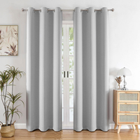 Rideaux occultants de luxe modernes pour salon, écologiques, insonorisants, sur mesure, 100 % coton, motif vague, vente en gros
