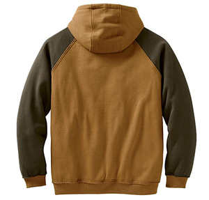 Sweats à capuche pour hommes logo personnalisé pull à capuche avec impression en relief 100% coton polaire poche design coupe-vent - Product Image 5