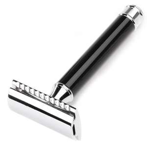 Rasoirs de sécurité pour hommes avec logo personnalisé Rasoir à lame interchangeable en acier inoxydable à double tranchant - Product Image 5