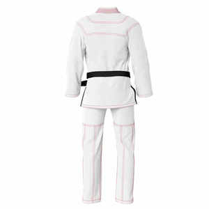 Meilleure vente uniforme de karaté en coton pour hommes sur mesure couleur personnalisée vêtements de sport d'entraînement BJJ MMA vêtements d'arts martiaux OEM personnalisés - Product Image 5
