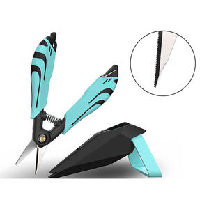 Fournisseur professionnel de Taiwan Ciseaux polyvalents en fibre optique de 150 mm avec lame en acier inoxydable avec poignée en nylon à bord arrière - Product Image 1