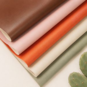 Tissu en cuir végétalien à base <span class=keywords><strong>de</strong></span> <span class=keywords><strong>cactus</strong></span>, cuir artificiel PU doux mat pour sacs, vêtements, canapés - Product Image 1