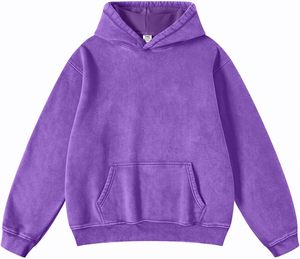 Sudadera con Capucha para Hombre, Estilo Vintage, Lavado Ácido, 100% Algodón, Diseño Desgastado, para Invierno, Hecho en Pakistán 2026, Alta Calidad - Product Image 1
