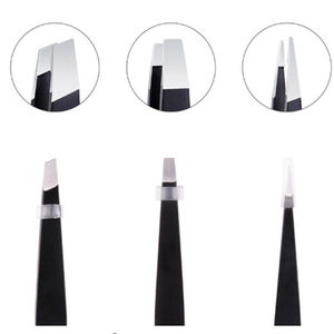 Instruments professionnels Kaamir Pince à cils en acier inoxydable antistatique antimagnétique Pointe lisse Cils à bord pointu de qualité supérieure - Product Image 4