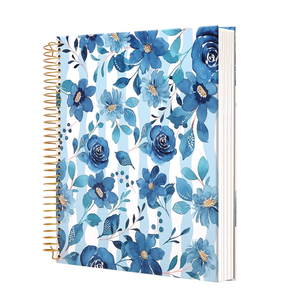Custom <strong>Printed</strong> <strong>Hardcover</strong> Spiral Notebook Prayer Sermon Journal with <strong>Bible</strong> Features - Product Image 1