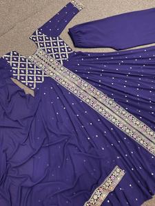 Nouvelle robe de soirée design belle robe simple numérique fantaisie avec dupatta robes de haute qualité robe en tissu Premium - Product Image 2