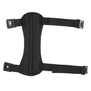 Protège-bras pour tir à l'arc Imra Impex en daim/polyester, couleurs et tailles personnalisables, renforcé, avec deux boucles en plastique et fermeture à clip. - Product Image 1