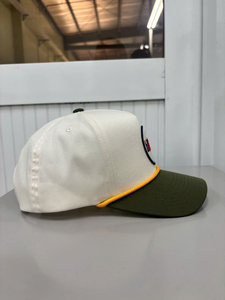 Gorra de Béisbol Ajustable de 5 Paneles con Parche Bordado, Perfil Medio, Poliéster y Algodón, con Cuerda, Hecha en Vietnam, Ropa Casual para Eventos - Product Image 4