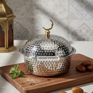 Stainless Steel Casserole Pot Kitchenware Accessories Cooking and Storage Pots Set Double Wall Casserole Aluminum Casted Lid - Product Image 1