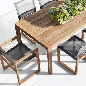 Chaise individuelle en teck, style moderne, pour extérieur, très résistante et anti-pourriture, en promotion. - Product Image 4