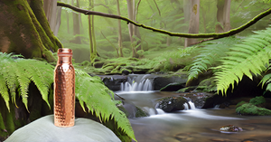 Recipiente de cobre martillado hecho a mano, botella de agua, accesorios para beber para reducir la ingesta de azúcar y disfrutar de beneficios para la salud al instante - Product Image 6