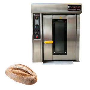 Four rotatif numérique de boulangerie four à pizza à 8 plateaux pour moteur de restaurant 1Hp 20Kw/H four électrique équipement de cuisson d'usine du Vietnam - Product Image 1
