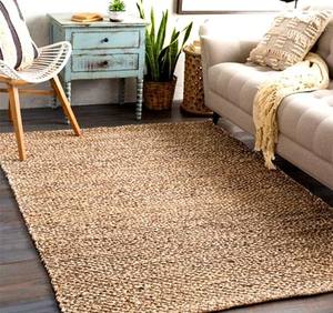 Tapis de jacinthe d'eau fait main simple et élégant offrant une beauté rustique et un style écologique pour les intérieurs et les repas de tous les jours - Product Image 5