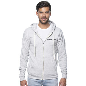 Fabricante de fábrica Sudaderas con capucha lisas Capucha de botón a granel Sudaderas con capucha personalizadas Bella Canvas Diseño personalizado Tu propia ropa Sudadera con capucha con cremallera - Product Image 3