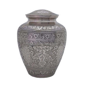 Urna de cremación conmemorativa funeraria clásica para adultos hecha a mano, diseño de hoja de arce para cenizas humanas, estilo americano - Product Image 2