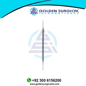 1/2 anteriore della lama della Curette Hutchinson. Strumenti chirurgici per set dentale produttore con impugnatura doppia - Product Image 4