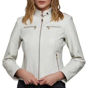 Vente en gros de vestes en cuir véritable pour femmes, vêtements de mode, vestes en cuir stylées pour femmes, top ventes - Product Image 6