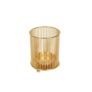 Bougeoir en métal doré Bougeoir décoratif pour la maison Bougeoir décoratif pour le salon Bougeoir pour accessoires d'éclairage - Product Image 1
