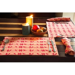 Tapis de Table de détente pour Restaurant, 100% coton biologique certifié GOTS, isolant antidérapant lavable, nouvelle collection - Product Image 4