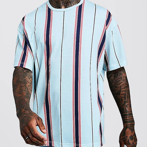 Camisetas de moda para hombre de alta calidad Logotipo personalizado Impreso Manga corta de gran tamaño para Fitness - Product Image 1