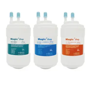 HausCook-Juego de filtros de purificación de agua compatibles con la cocina de fideos, filtro de eliminación de bacterias en 3 pasos, fácil de reemplazar