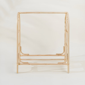 Porte-vêtements en rotin pour enfants arc-en-ciel, support de qualité supérieure, supports de suspension pour vêtements d'enfants fabriqués au Vietnam - Product Image 5