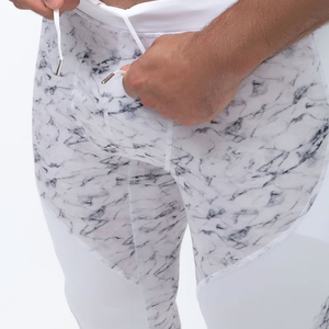 Leggings de Compresión para Hombre de Alta Calidad, Mallas Deportivas para Entrenamiento, Diseño Sólido, Secado Rápido, Transpirables, Cosidas a Máquina - Product Image 5