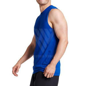 Débardeur de musculation pour hommes, vente chaude, sublimation, pour la vente en gros, vêtements d'entraînement de fitness, débardeur imprimé - Product Image 2
