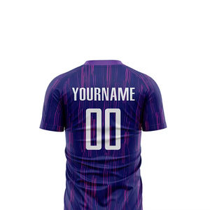 Camisetas de Fútbol Transpirables y Ecológicas 100% Poliéster, Personalizadas con Nombre y Colores del Equipo, Uniformes de Entrenamiento de Fútbol al por Mayor - Product Image 6