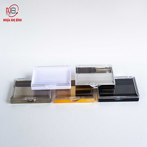 OEM/ODM vente en gros de boîte d'emballage de cils carrés vides de marque privée boîtes de cils carrées boîte d'emballage de cils de logo personnalisé en plastique - Product Image 1