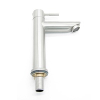 Santé acier inoxydable 304 robinet d'évier robinet de lavabo de salle de bain